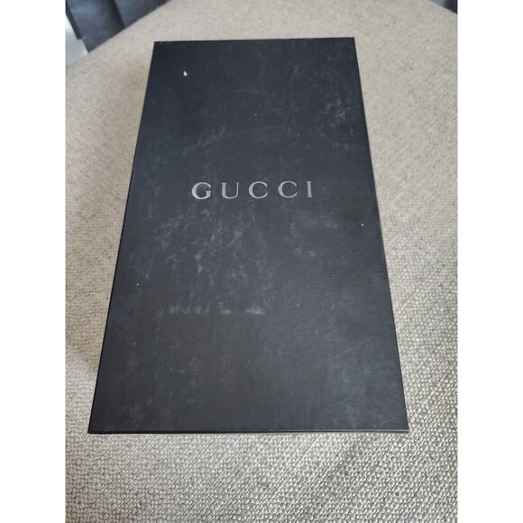 Gucci Other - Gucci Black Empty Shoe Storage Gift Box 11.5x6.5x4